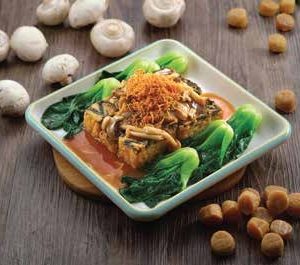 脆瑶海味野菌自制紫菜豆腐
