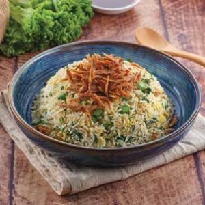 凤尾鱼家乡炒印度健康米饭