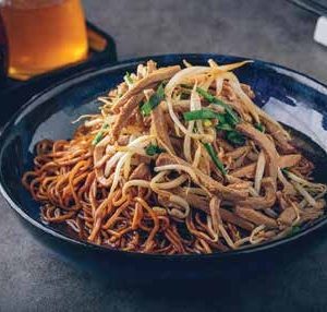 鸭丝银芽捞日本拉面