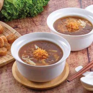 浓鸡汤脆瑶孖宝豆腐羹